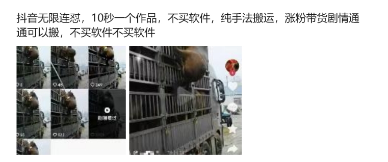 抖音无限连怼，10秒一个作品不买软件，纯手法搬运，涨粉带货剧情通通可以搬-数屿科技资源网