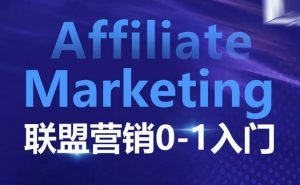 ​​​​​​Affiliate Marketing联盟营销0-1入门，联盟营销基本逻辑 联盟平台逻辑及联盟客逻辑全面详解-数屿科技资源网