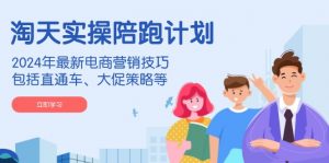 淘天实操陪跑计划，2024年最新电商营销技巧，包括直通车、大促策略等-数屿科技资源网