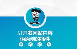 AI开发网站内容伪原创的插件，从零开始手把手教学-数屿科技资源网