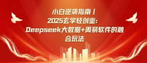 小白逆袭指南，2025玄学轻创业：Deepseek大数据+周易算法的融合玩法-数屿科技资源网