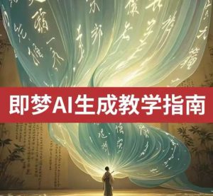 2025即梦ai生成视频教程,一学就会国内免费文字生成视频图片生成视频-数屿科技资源网