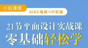 AIGC电商必备实操21节平面设计实战课,教你玩转AI-数屿科技资源网