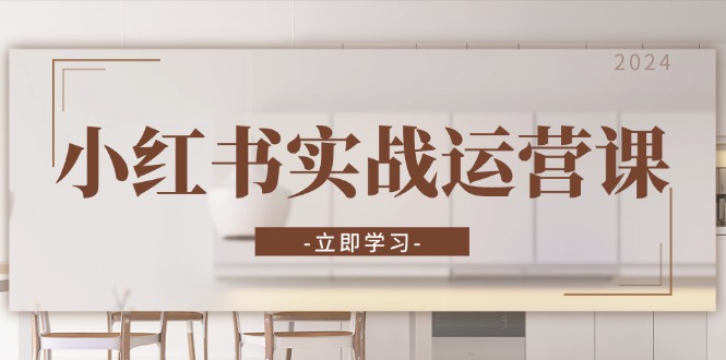 小红书实战运营课：从开通店铺到直播话术，打造爆款笔记与高效直播-数屿科技资源网