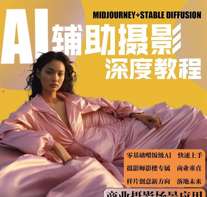 (8727期)2024年AI辅助摄影人工智能商业应用摄影课程(37节课)-数屿科技资源网
