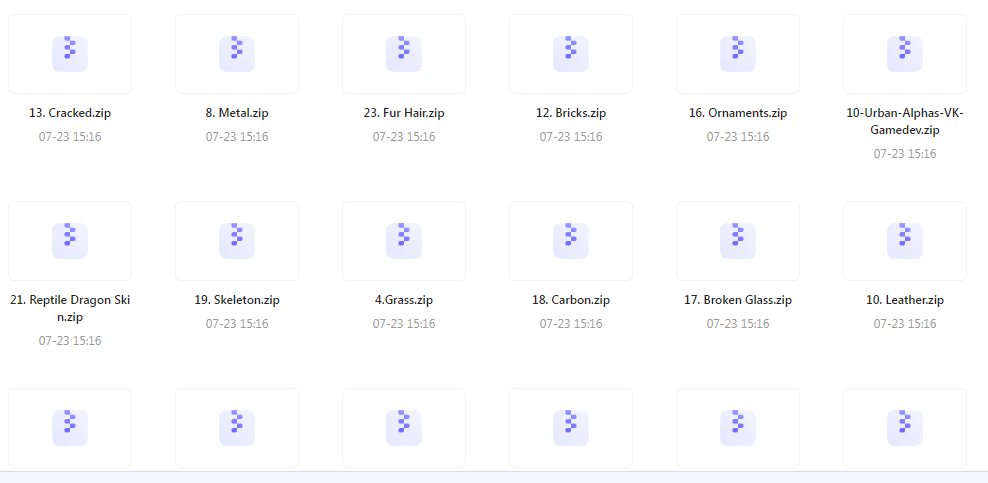 【素材分享】实用教程+素材 Zbrush与Blender表面纹理合集-数屿科技资源网