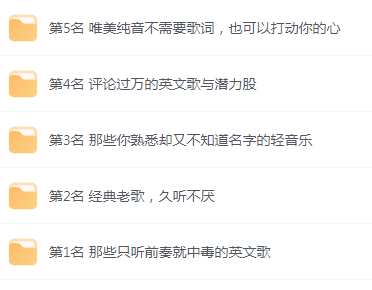 【无损音乐分享】网易云音乐收藏榜单前五名合集 精选好歌-数屿科技资源网