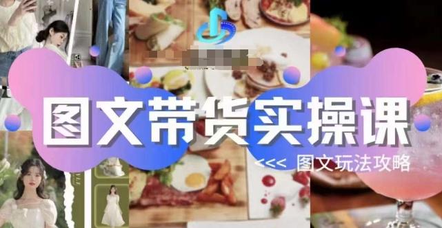 图文带货实操课，图文玩法攻略玩法-数屿科技资源网