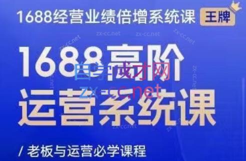 林一电商圈子·1688高阶运营系统课-数屿科技资源网