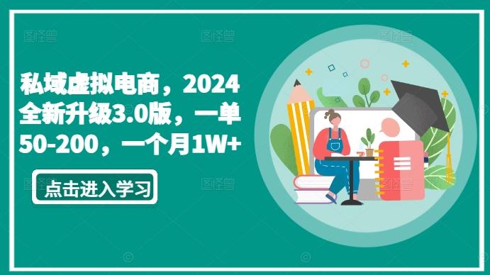 私域虚拟电商,2024全新升级3.0版,一单50-200,一个月1W+【揭秘】-数屿科技资源网