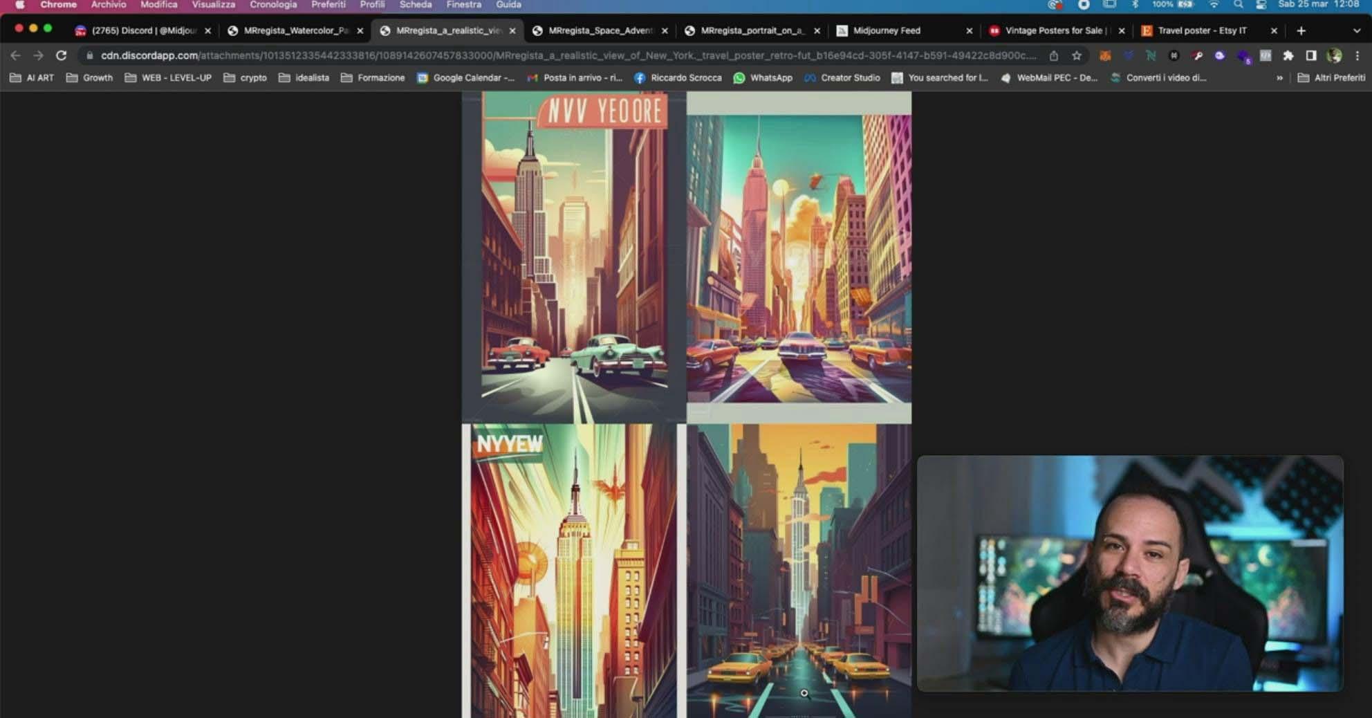 图片[10]-Midjourney AI人工智能创建和销售令人惊叹的海报教程-10节课-中英字幕-数屿科技资源网
