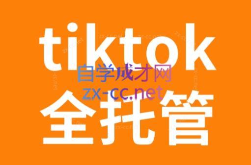 TikTok跨境电商全托管运营模式精品课-数屿科技资源网