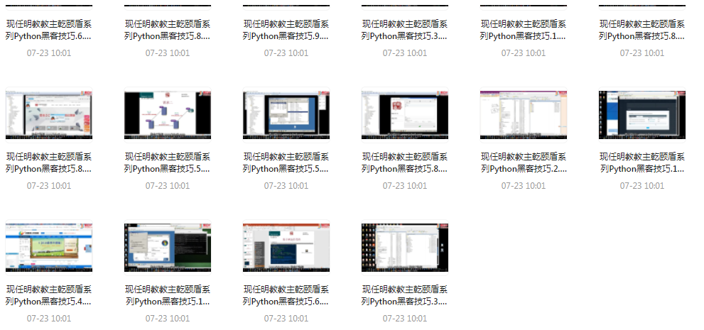 Python黑客技巧课程-数屿科技资源网